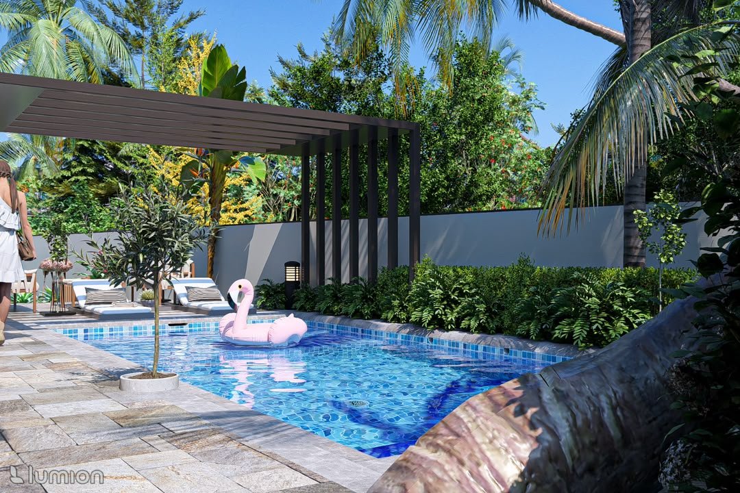 Piscine et terrasse